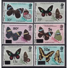 BELIZE MARIPOSAS SERIES COMPLETA DE ESTAMPILLAS NUEVAS MINT BELICE 11 EUROS